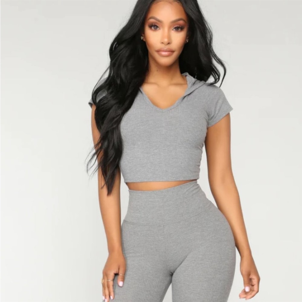 Fashion Nova "Let the adventure begin" cropped hoodie FREE W/ PURCHASE